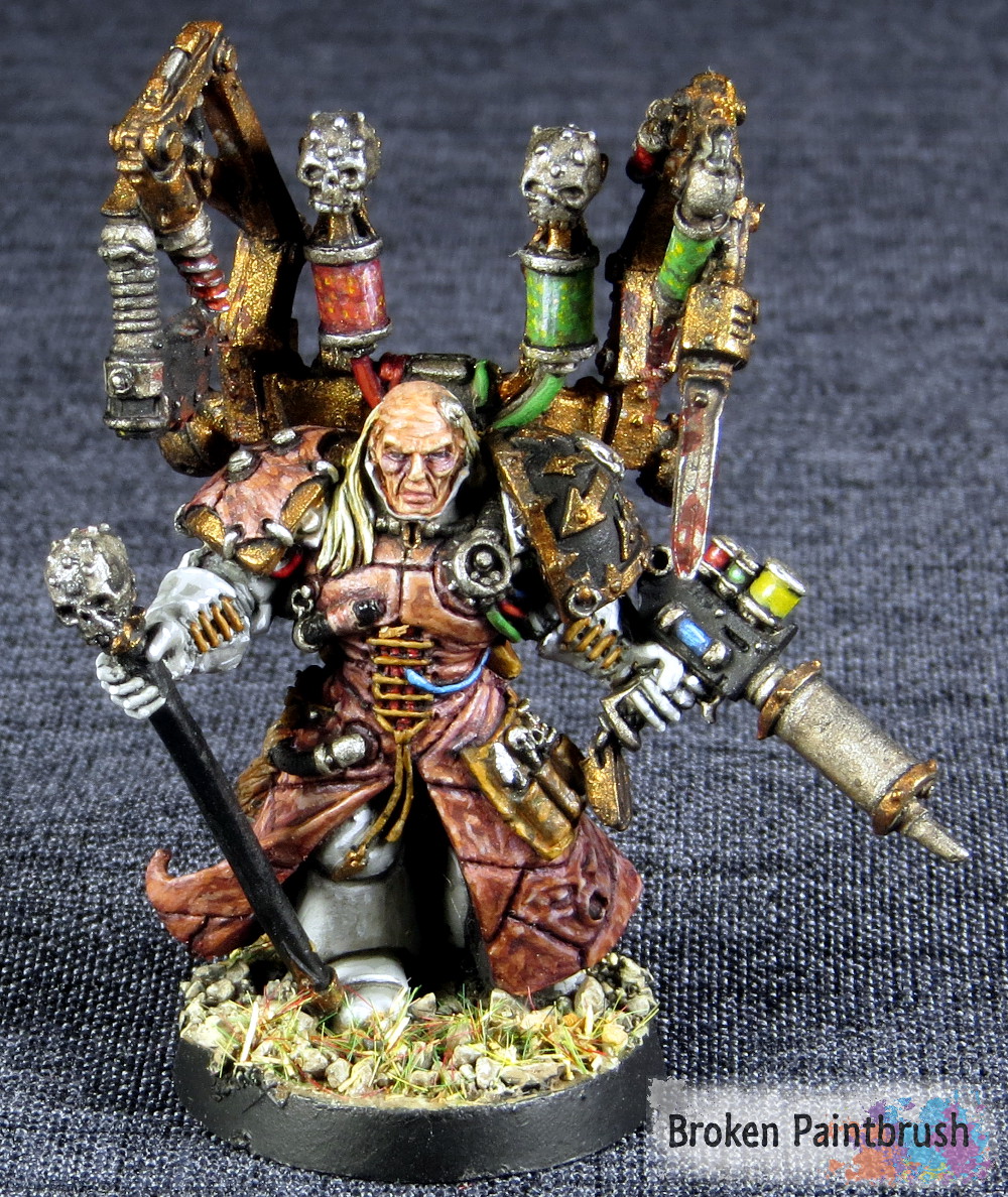 Fabius Bile painted up for the Iron Warriors