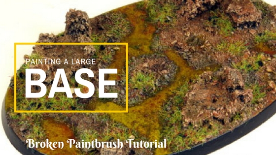 How to Paint a Large Base
