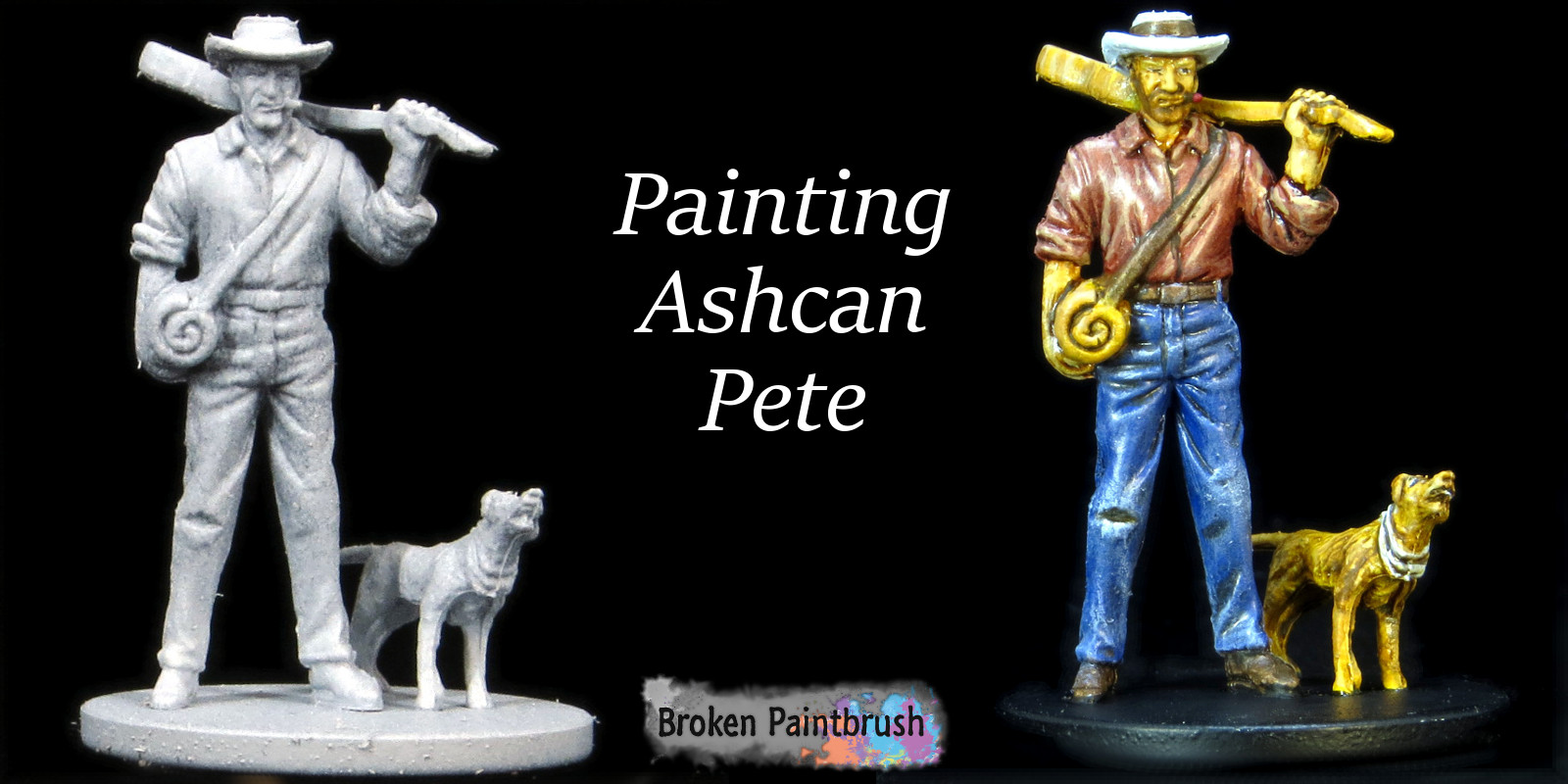 Painting tutorial for Ashcan Pete