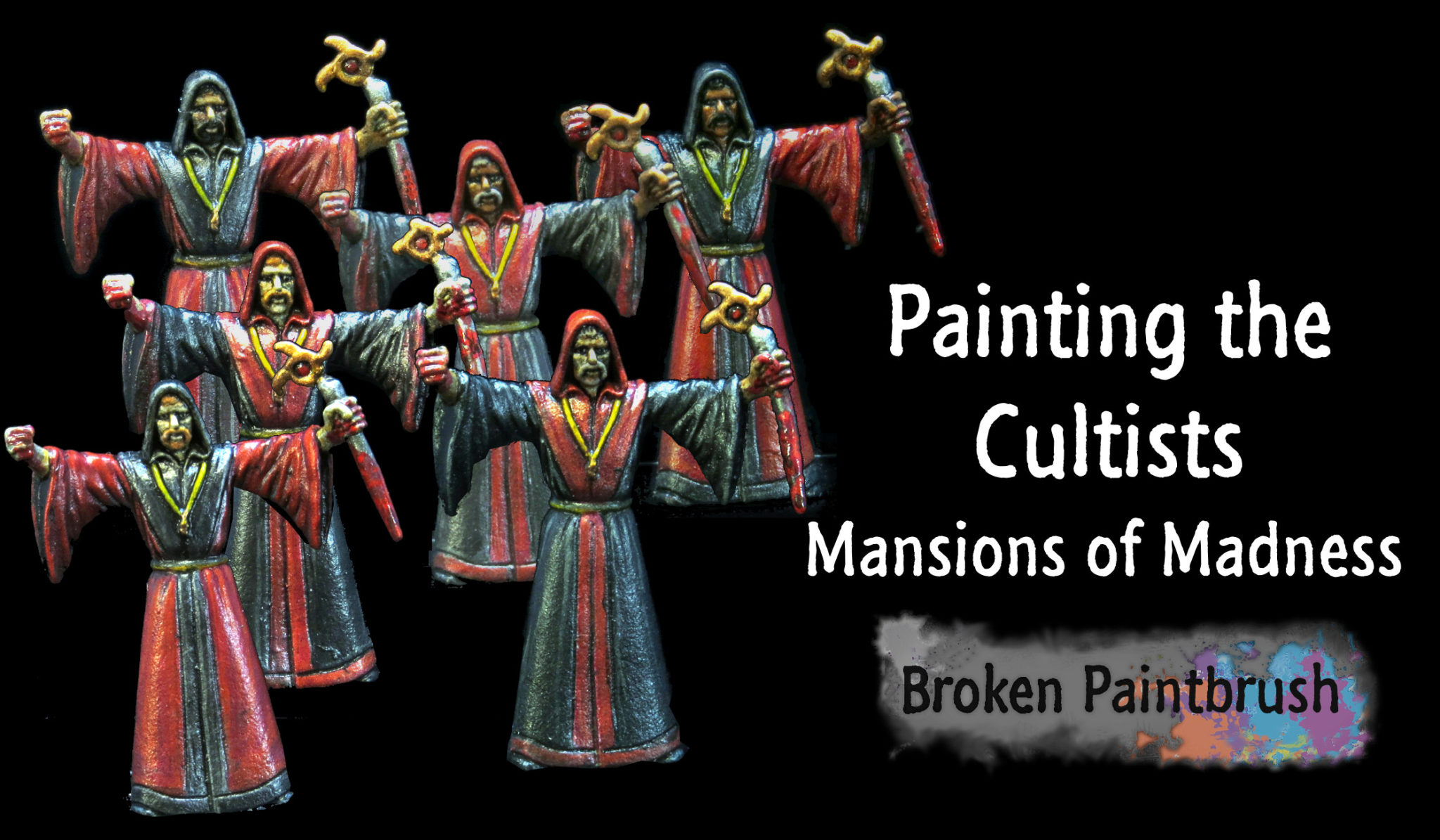 Painting Tutorial for Mansions of Madness Cultists