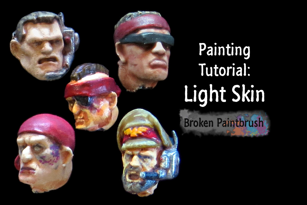 How to paint white skin and faces