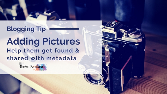 Adding pictures metadata so they get found and shared