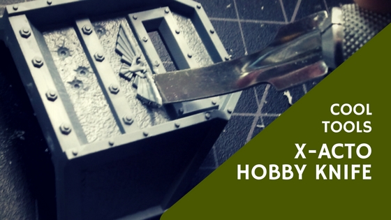 Using X-Acto Hobby Knife for miniatures and craft projects