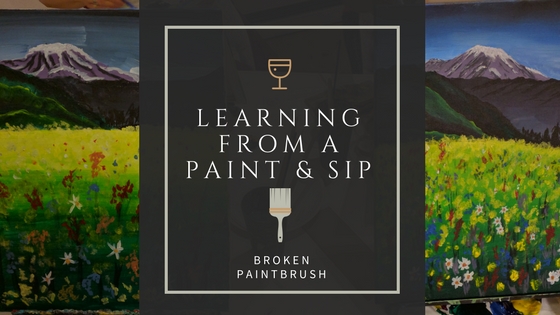 Learning from a paint & Sip